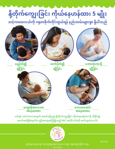 မိခင်ကောင်းချင်း ကူညီနည်း 5 မျိုး